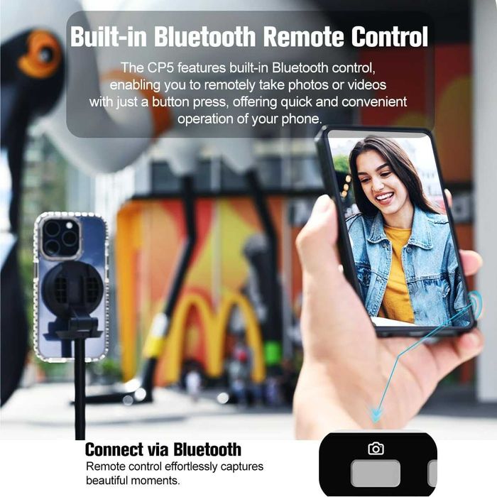 Магнитный Влог Монитор для Селфи с 1080P Сенсорным Экраном и Bluetooth