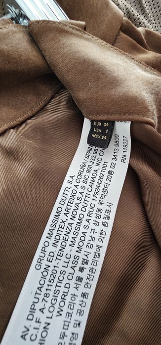 Pantaloni Massimo Dutti XS maro