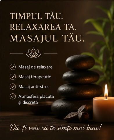 Masaj la domiciliu în București Nord și Ilfov. WellNest Home Massage.