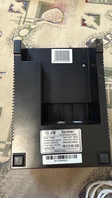 Термопринтер чеков Xprinter XP-58IIL (58 мм) продам. б/у. Самовывоз