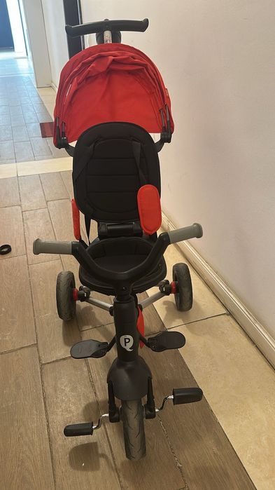 Tricicletă copii cu mâner părinte + copertină | 1–3 ani