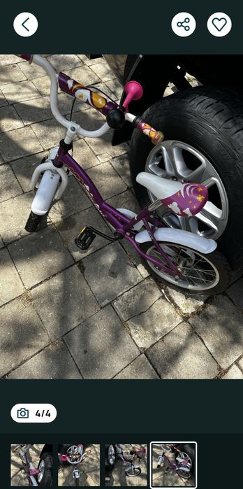 Bicicleta copii cu roata de 16" + CADOU skateboard copii !!!