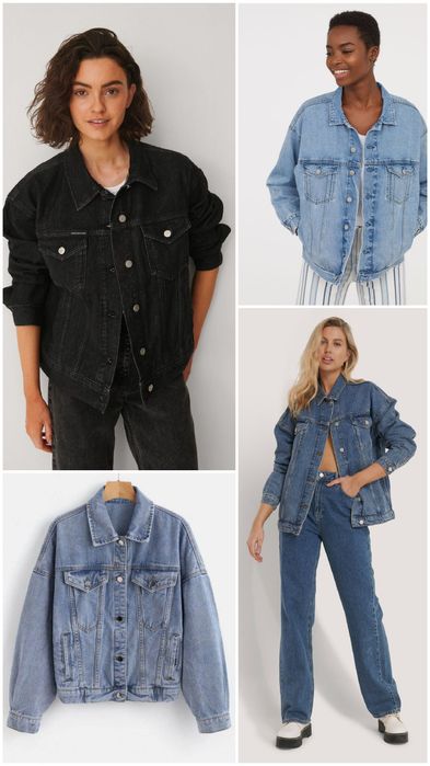 Крутые джинсовые куртки oversize. Пр-ль: США, Европа