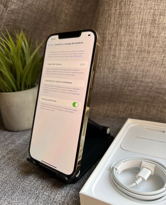 iPhone 12 PRO MaX • impecabil • Gold • 100% Bateria