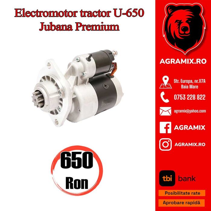 Alternatoare si electromotoare Jubana U-650, U-445 NOI Agramix
