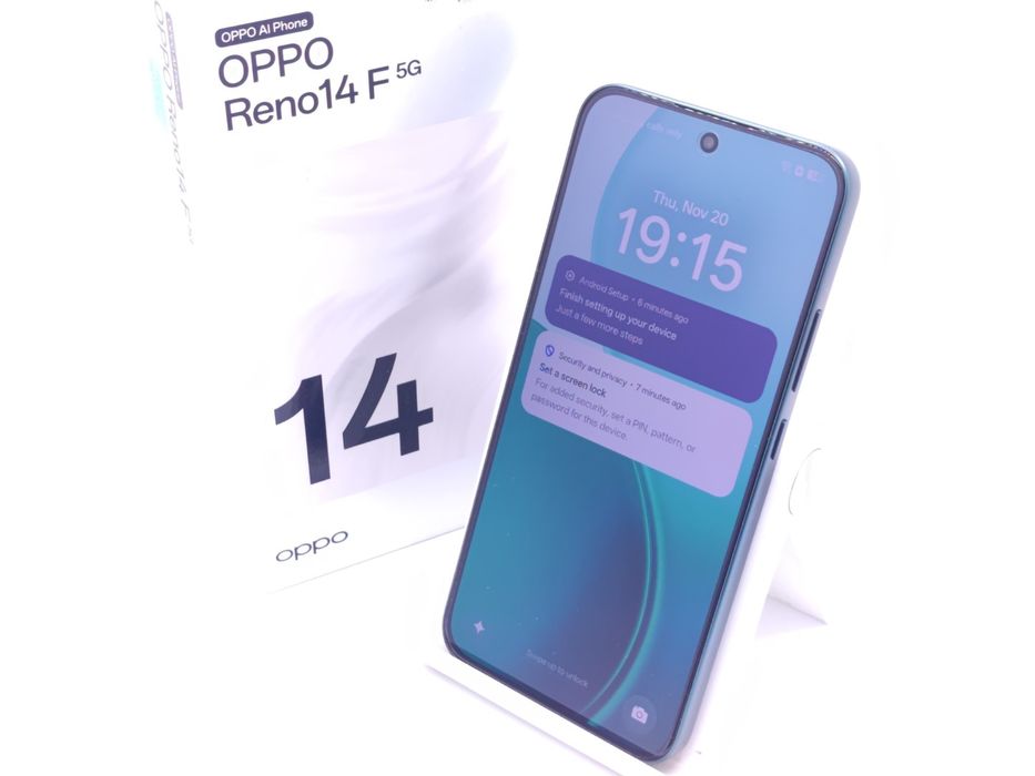 Oppo Reno14 F 256GB Luminouse Green 8GB, Garantie 24 luni | #D88748