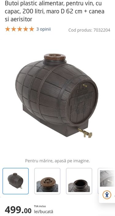 Lot Butoaie Plastic Alimentar ( peste 200 bucati pe stoc )pentru vin 5