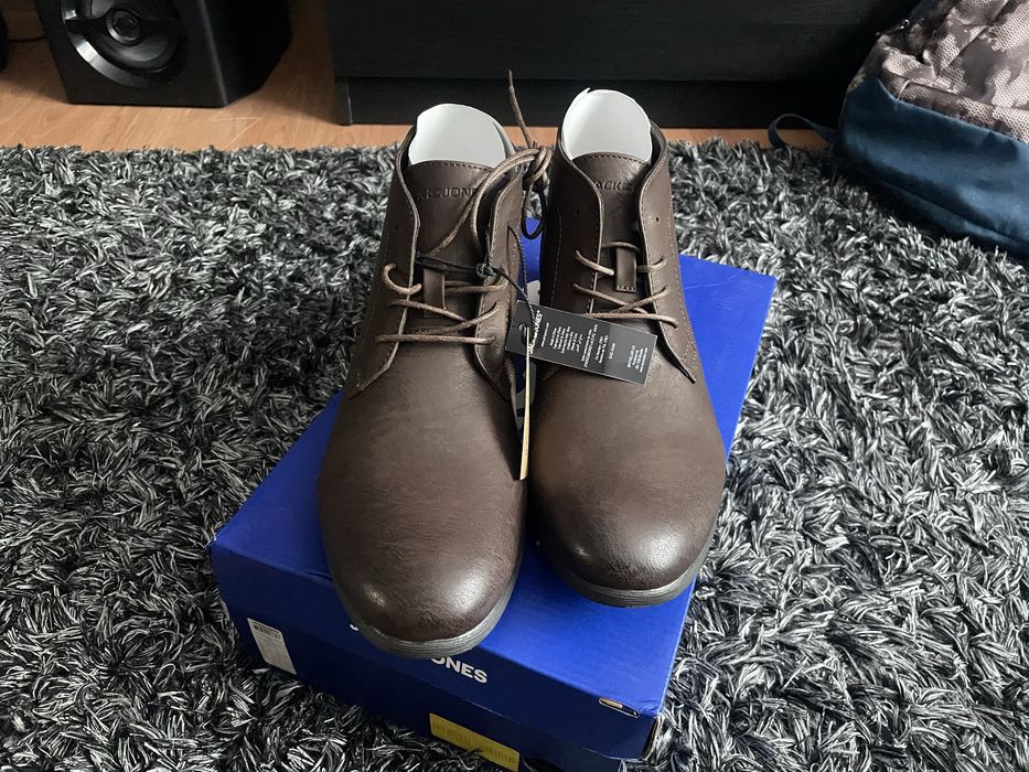Ghete barbatesti elegante - Jack and Jones - marimea 41 , culoare maro