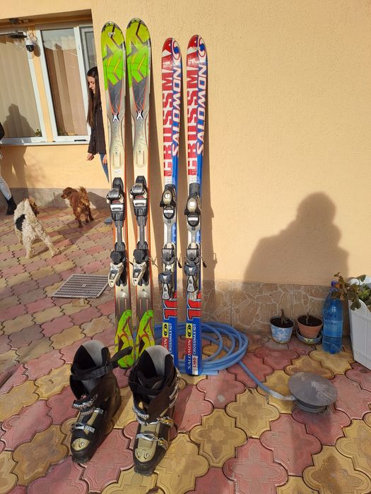 Ski Schiuri Razor 167 cm Salomon 160 cm clapari 43