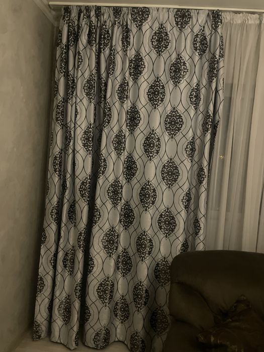 Draperie opaca bleucu model negru