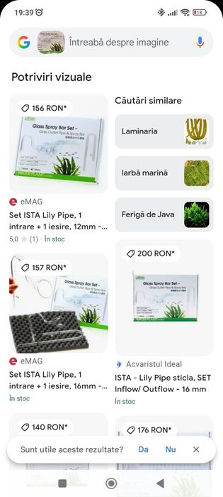 Vând SET LILY PIPE și ÎNCALZITOR extern HYDOR  ETH  200 W ambele noi