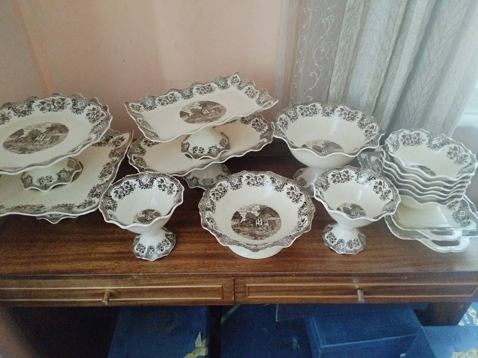 Блюда из серии старая Англия