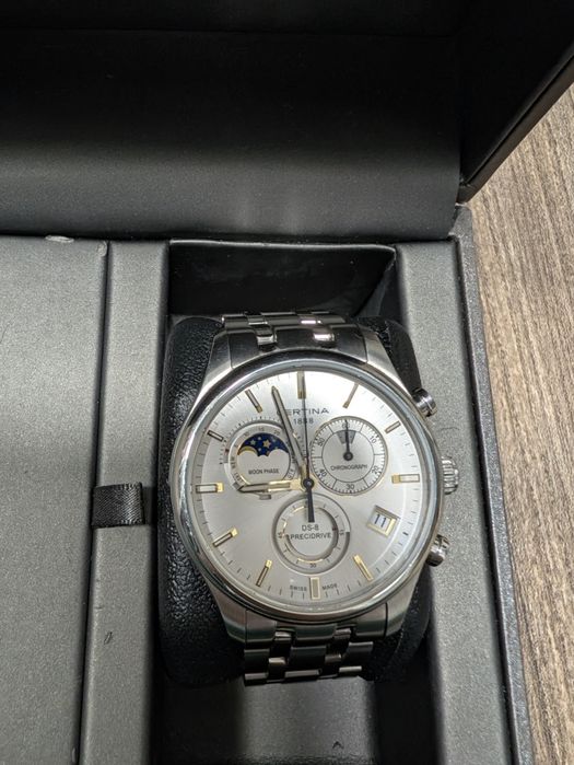Ceas Certina DS-8 :: Moon phase:: Sapphire :: Quartz ::