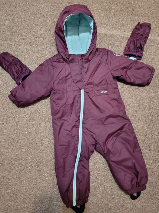 Salopetă copii de iarna Lugik Decathlon 18luni