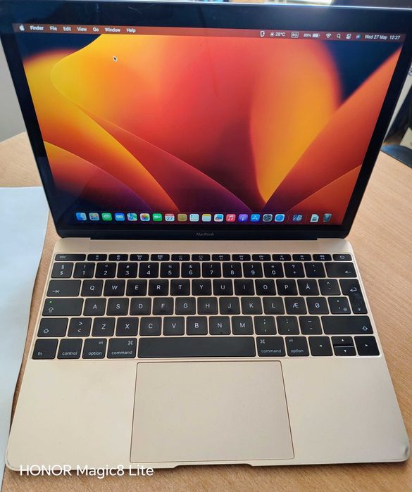 Vand MacBook A1534 EMC 2746 superslim , gold edition