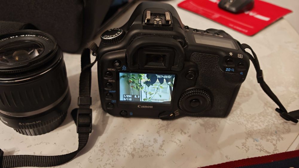 Obiective foto Canon 18-55,35-80,25-80, 35-105 Canon 30D , blitz