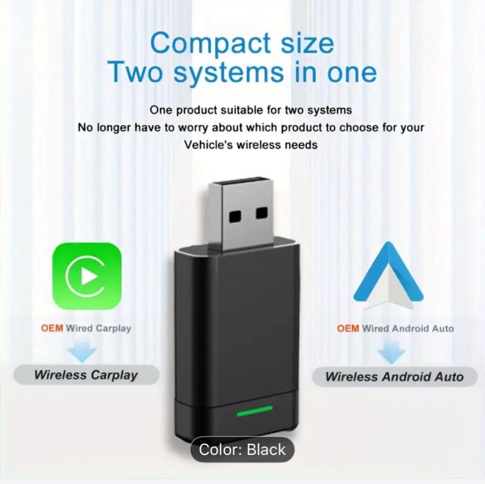 Adaptor wi-fi Apple CarPlay Auto