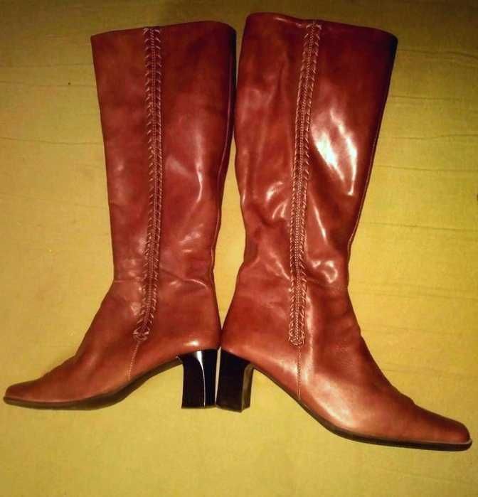 Cizme lungi de la Carla Sellini, mar. 38, piele naturala calitativa