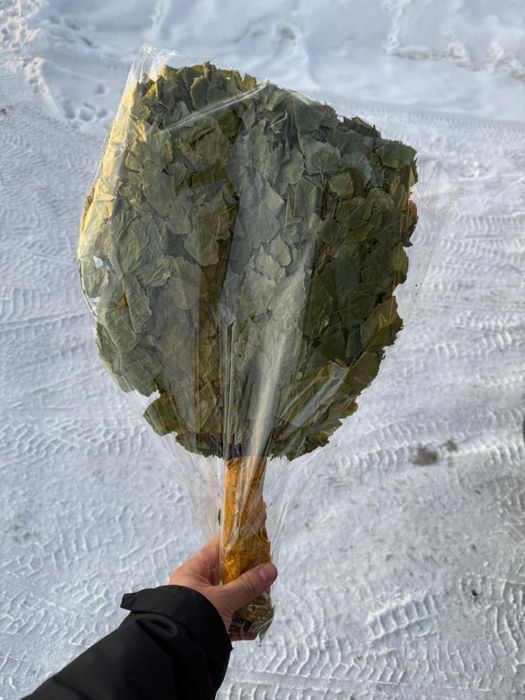 Банные веники ручной заготовки