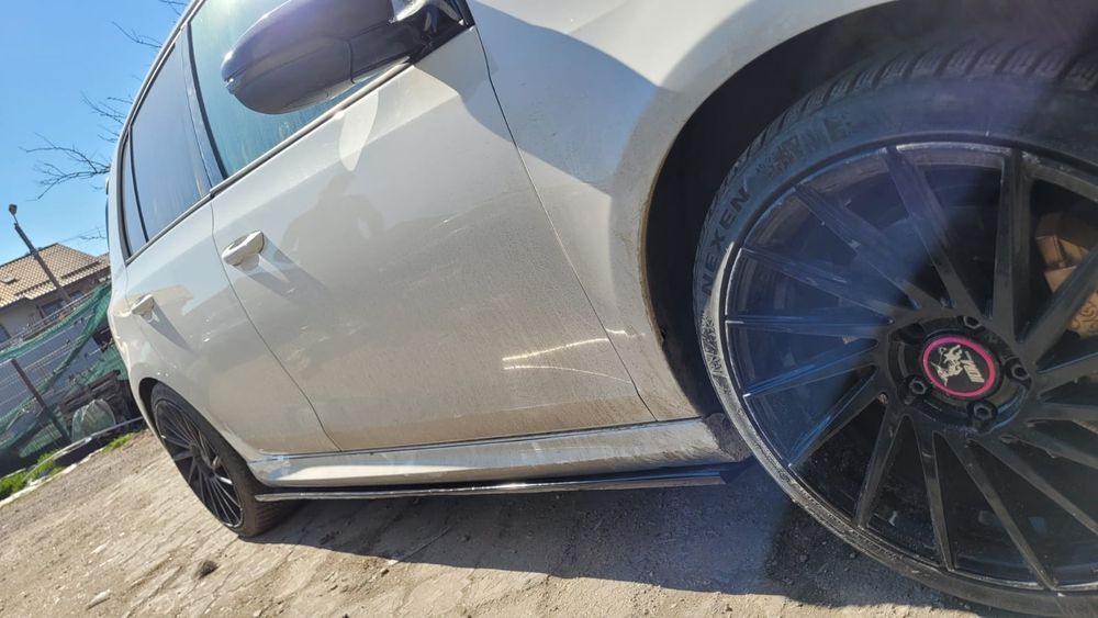 Prelungire bara față GOLF 6 R prelungiri praguri bara spate difuzor