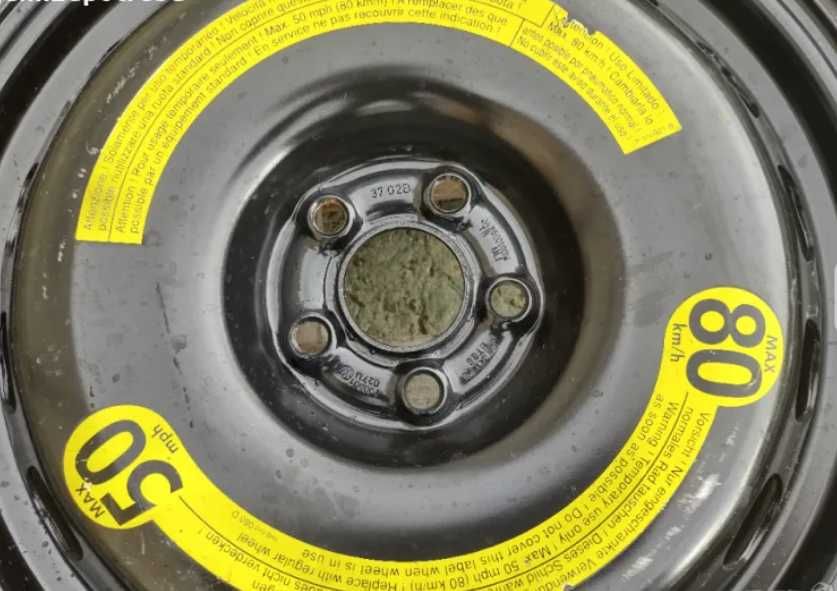 18 резервна джанта патерица 5х100 AUDI TT AUDI A1 3,5J et38 125/70R18
