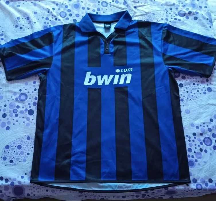 INTER MILANO 22.05.2010+ПОДАРЪК Тениска UEFA CL FINAL MADRID CAMPIONI D' EUROPA TRIPLETE OSFA Интер оригинална шапка Baseball Cap FC Internazionale