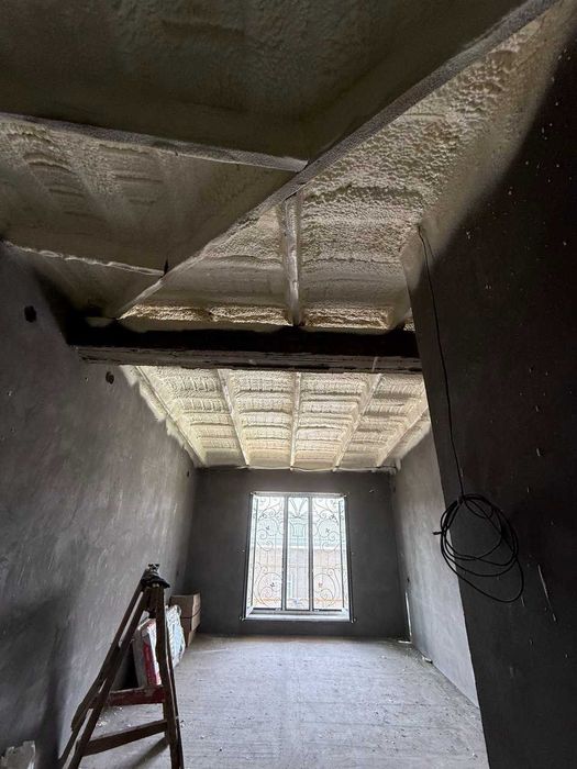 Утепление крыши, напыление ППУ, пена сепиш хизмати, pena sepish lomboz