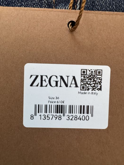 Zegna-Чисто нови оригинални мъжки дънки ХЛ