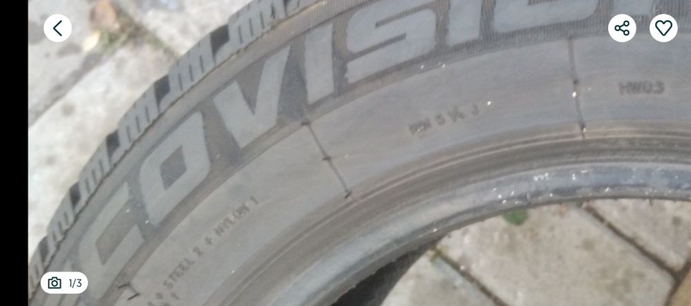 Состояние хорошее,шипованая ,185/65/15, 25000