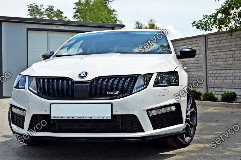 Prelungire bara fata Skoda Octavia MK3 RS 2013- v9 Maxton Design
