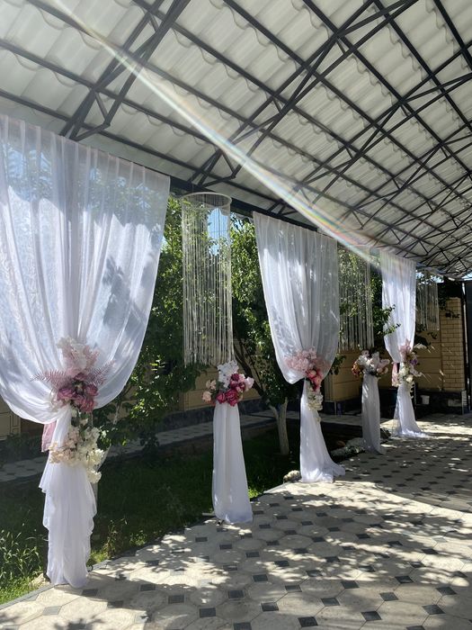 Оформление арка стойка баннер