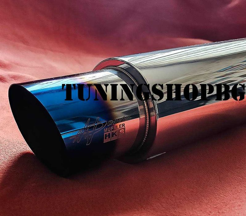 Спортно гърне пура 100 мм титан HKS 76 мм вход с наклон или право