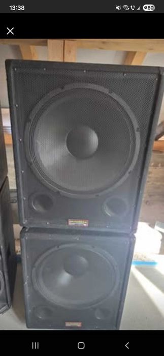 2x Subwoofere 18" RMS