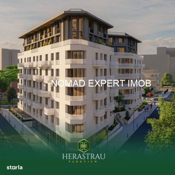 2 camere 55 mp terasa parcare Herastrau Park View