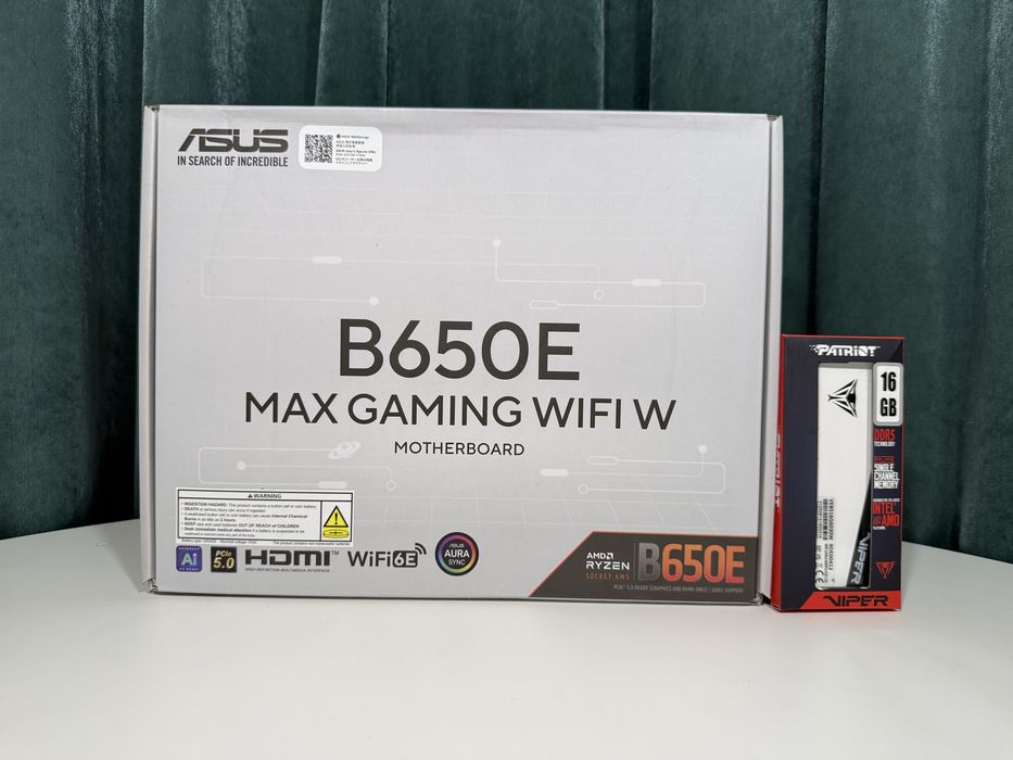 Asus B650E Max Gaming | Patriot 16GB 6000MHz cl30