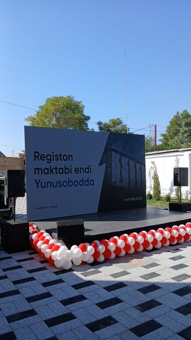 LED экранов Аренда podium, svetomuzika, alyumindan yasalgan ferma