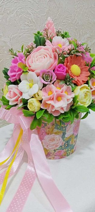 Ароматные мыльные цветы