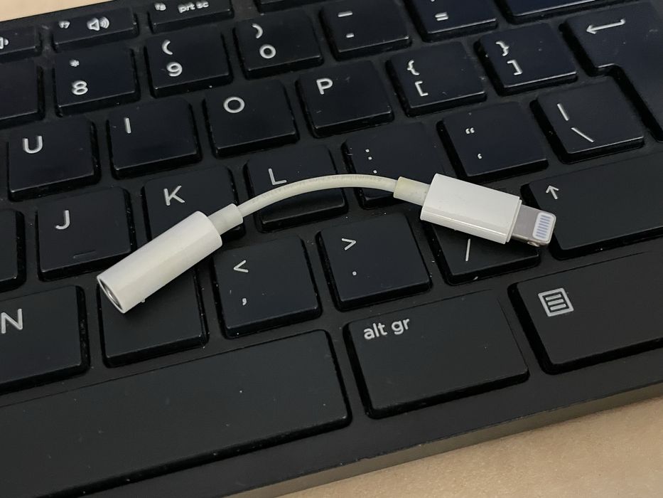 Adaptor original Apple căști jack-lighting