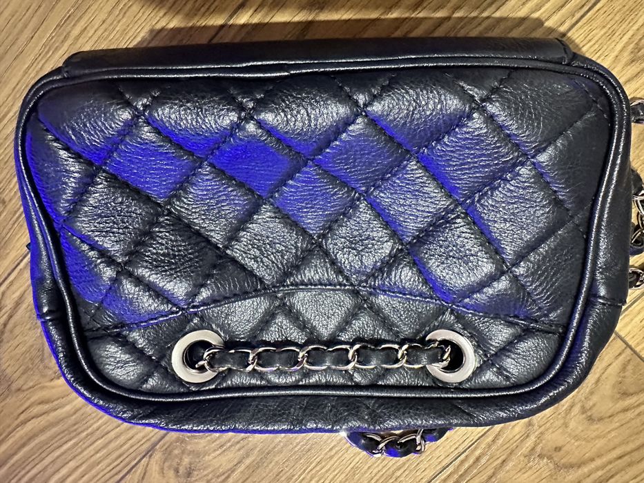 Дамска чанта през рамо от естествена кожа