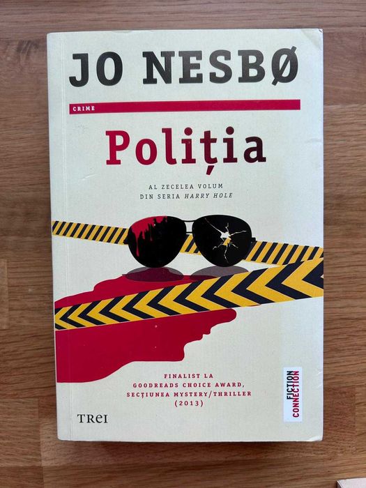 Lot 3 cărți crime, mister JO NESBO— stare foarte bună, citite o singură data