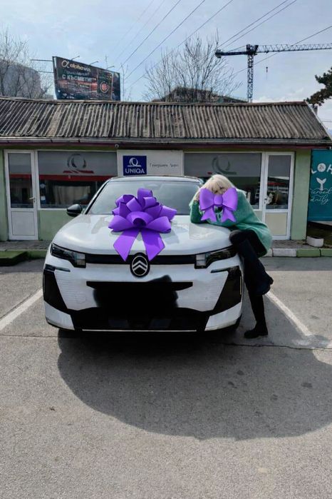 Луксозна, обемна панделка, голяма, за кола,автомобил, подарък,украса