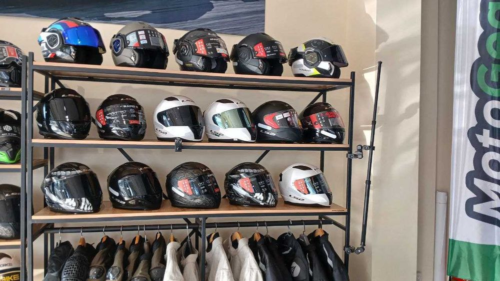 Shlem, Kurtka, Perchatka, Motobot