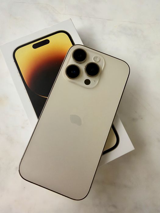 iPhone 14 Pro 256GB Gold – Unic proprietar, full box, fără defecte