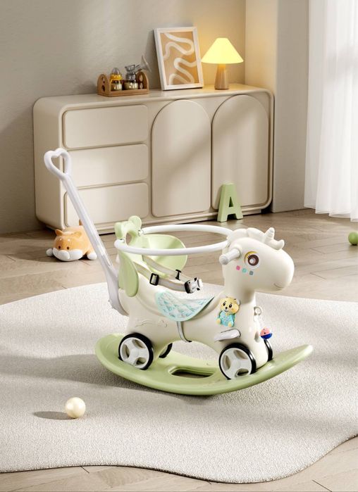 Лошад кресло качалка для малчиков и девочек