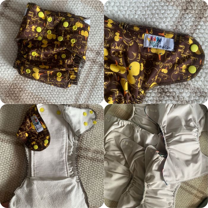 11 scutece reutilizabile, museline, bavete