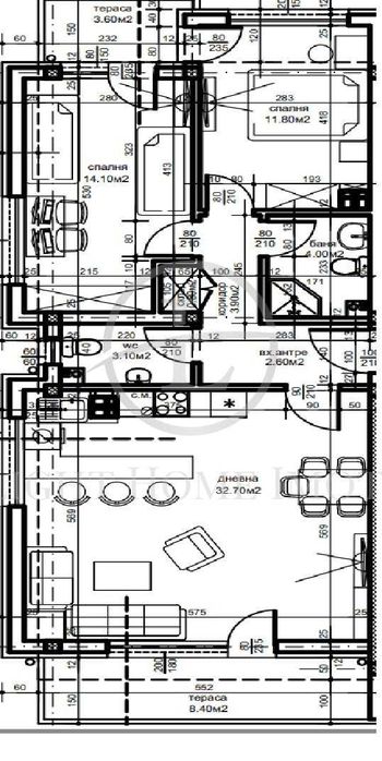 Реф. 1522 Тристаен просторен апартамент / кв. Беломорски