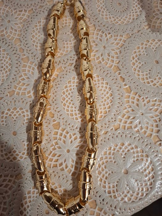 Позлатен мъжки ланец с 14К позлата не променя цвета си