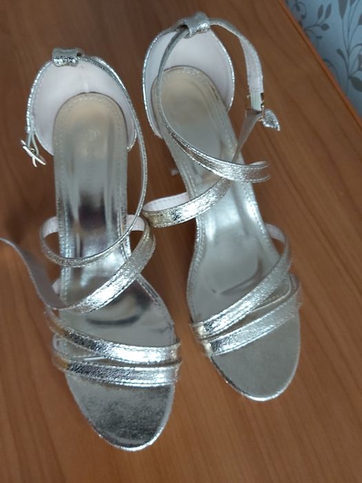 Sandale elegante damă aurii