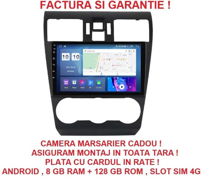 Navigatie Subaru Forester din 2012 - 2019 , Garantie 2GB 4GB 8GB RAM