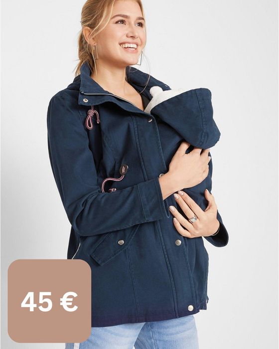 Преходни пролетно-есенни якета за бременни и бебеносене softshell